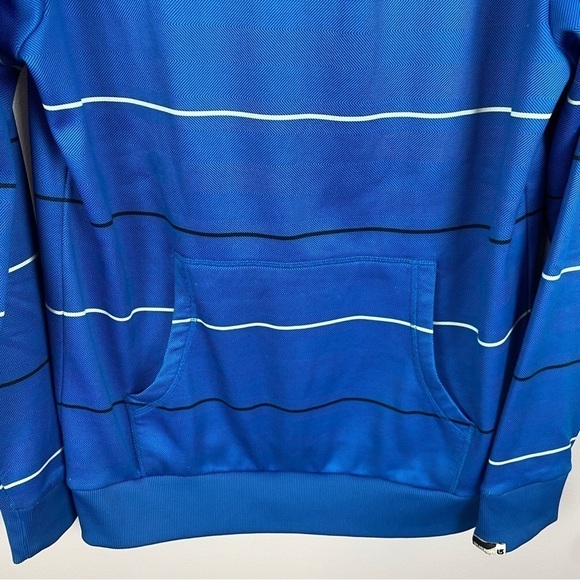 Burton Mens Snowboard Dryride Hoodie Sweater Small Blue Striped - Picture 12 of 15